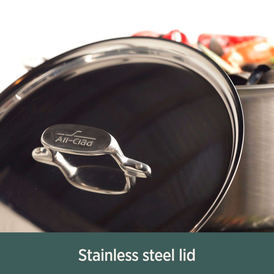 All-Clad D5 Stainless Brushed 5-Ply Bonded Cookware, Fry Pan, 12 Inch Fry Pans & Skillets