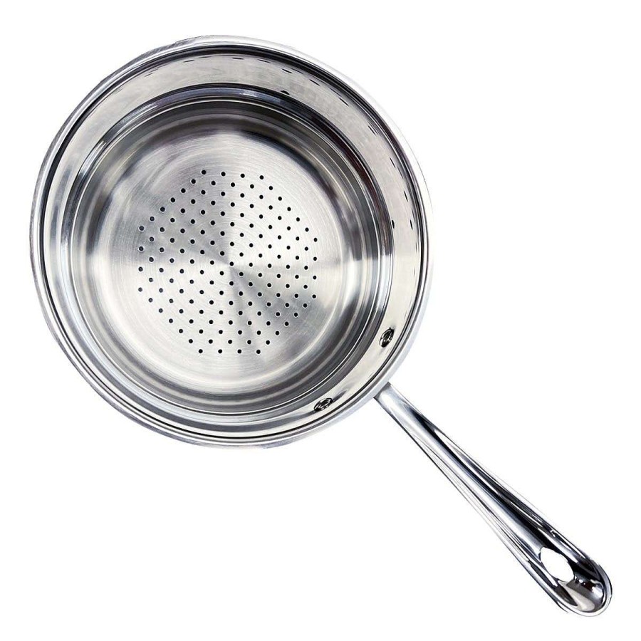 All-Clad Gourmet Accessories, Universal Stainless Steel Steamer Insert, 8 Inch Specialty Cookware