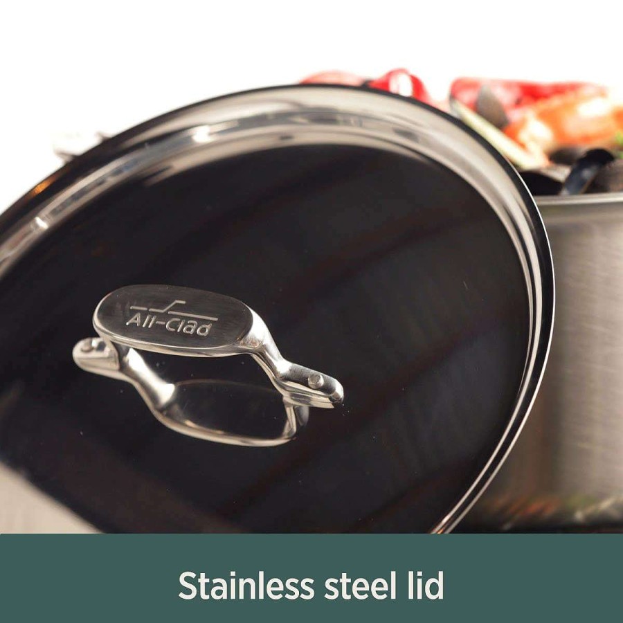 All-Clad D5 Stainless Polished 5-Ply Bonded Cookware, Fry Pan, 10 Inch Fry Pans & Skillets