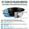 All-Clad D5 Stainless Polished 2 Piece Nonstick Fry Pan Set, 8 & 10 Inch Fry Pans & Skillets