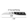 All-Clad Forged Knives, Curved Paring Knife, 3 Inch Knives