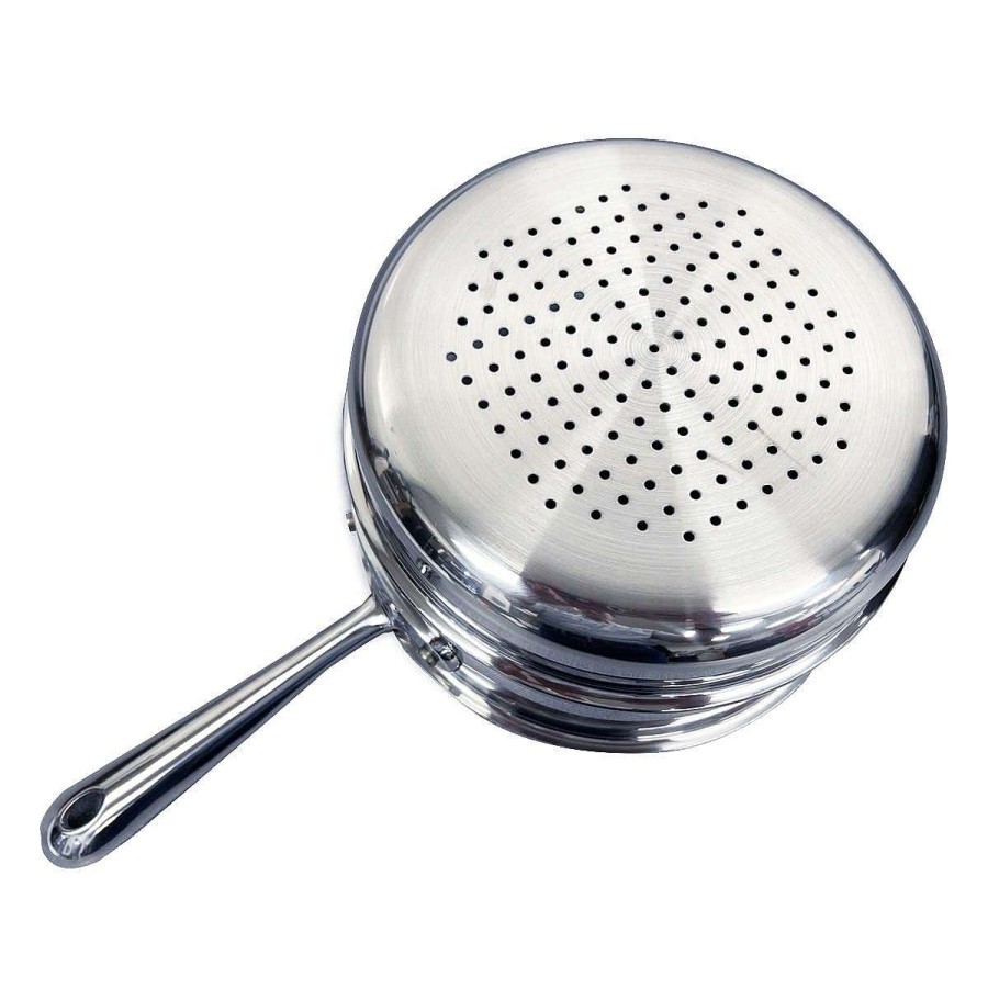 All-Clad Gourmet Accessories, Universal Stainless Steel Steamer Insert, 8 Inch Specialty Cookware