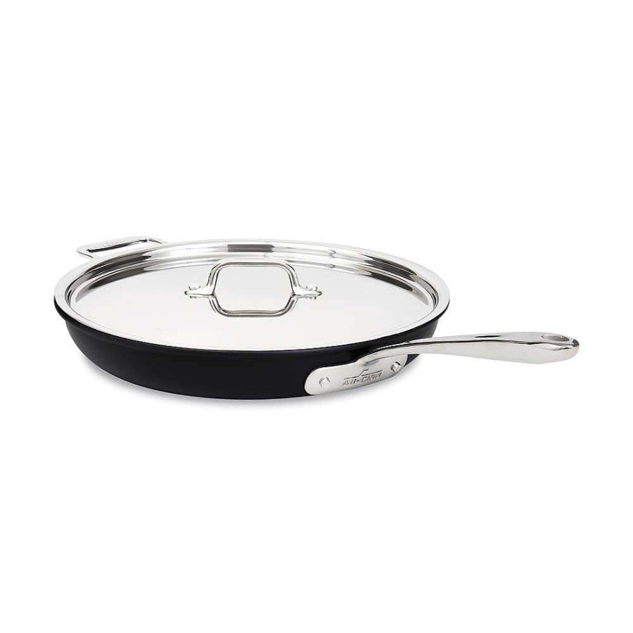 All-Clad Ns Pro Nonstick Cookware, Fry Pan, 12 Inch With Lid Fry Pans & Skillets