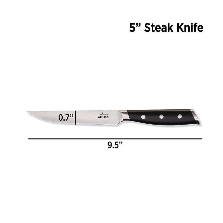 All-Clad Forged Knives 4-Piece Steak Knife Set Knives