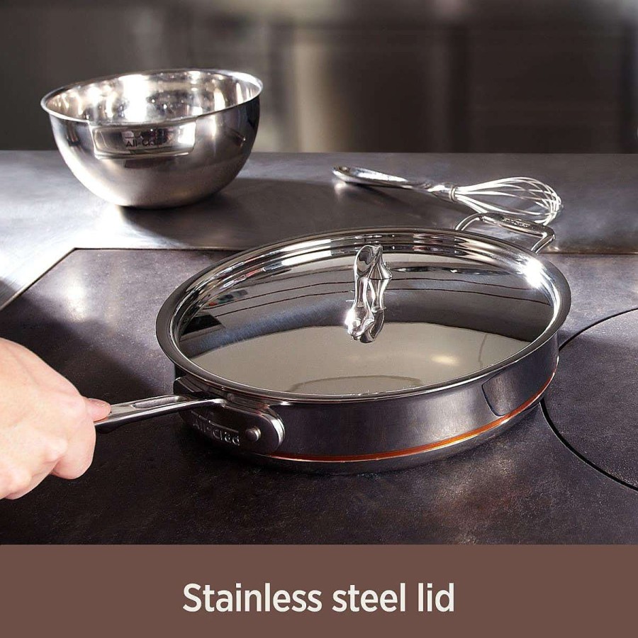 All-Clad Copper Core 5-Ply Bonded Cookware, Fry Pan, 12 Inch Fry Pans & Skillets