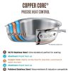 All-Clad Copper Core 5-Ply Bonded Cookware Set, 5 Piece Cookware Sets