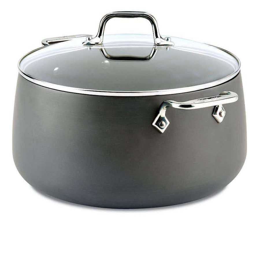 All-Clad Ha1 Hard Anodized Nonstick Cookware, Stockpot With Lid, 8 Quart Soups & Stockpots