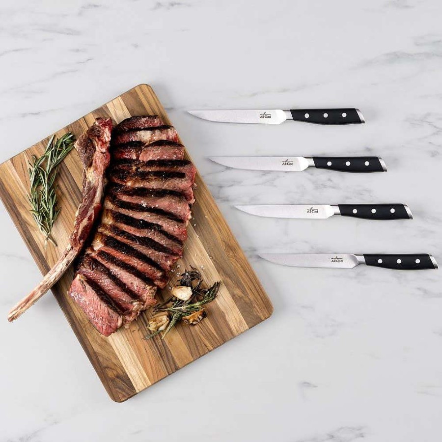 All-Clad Forged Knives 4-Piece Steak Knife Set Knives