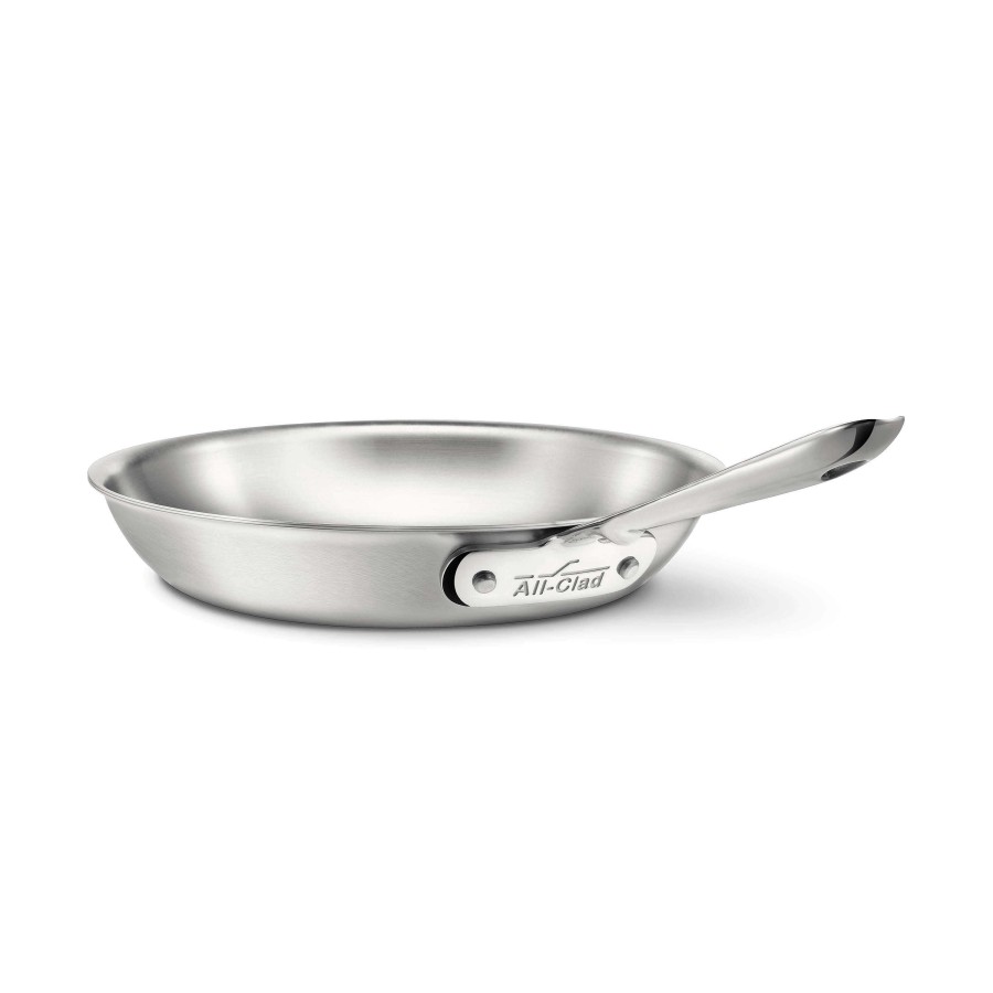 All-Clad D5 Stainless Brushed 5-Ply Bonded Cookware, Fry Pan, 10 Inch Fry Pans & Skillets