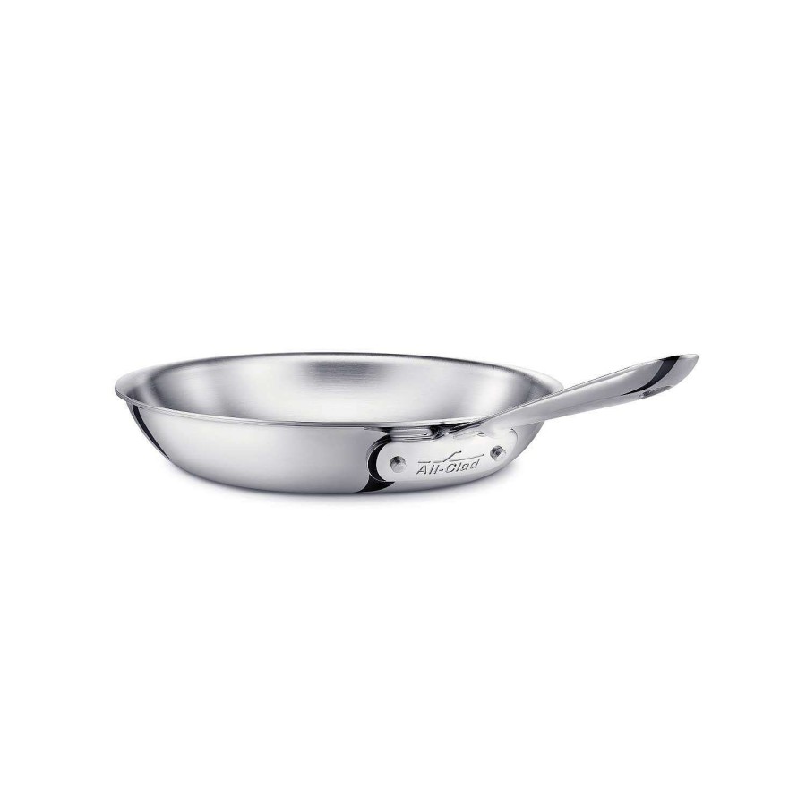 All-Clad D5 Stainless Polished 5-Ply Bonded Cookware, Fry Pan, 10 Inch Fry Pans & Skillets