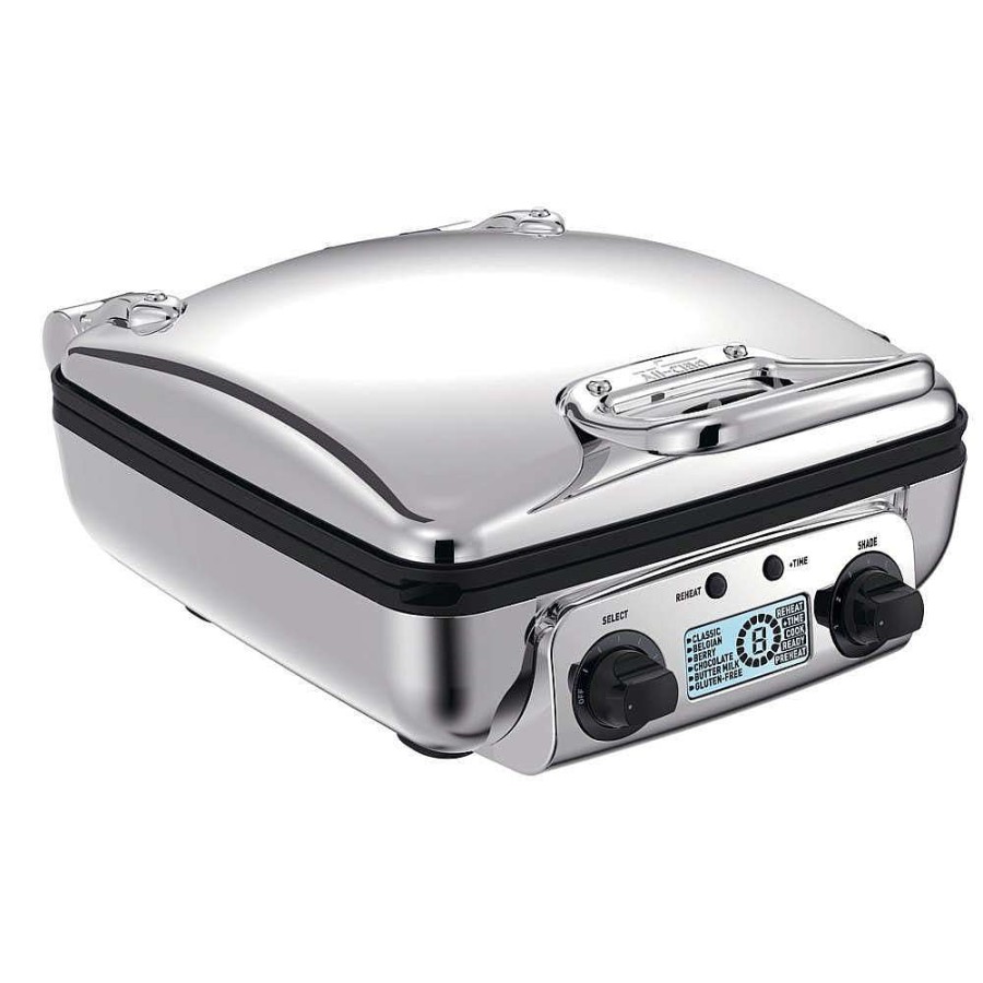 All-Clad Gourmet Digital Belgian Waffle Maker With Removable Plates, 4 Slice Kitchen Electrics