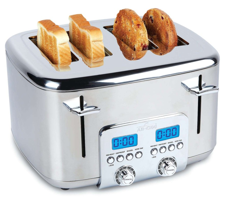 All-Clad Digital Stainless Steel Toaster, 4 Slice Kitchen Electrics